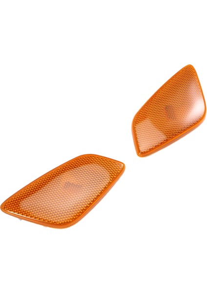 1 Çift Amber Lens Yan Işaret Köşe Lambası Dönüş Sinyal Lambası Muhafazası Jeep Wrangler Tj 1997-2006 55155629AC 55155628AC (Yurt Dışından)