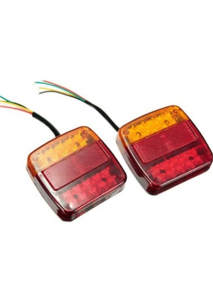 2 Adet 12V 26LED Kamyon Arka Stop Lambası LED Dönüş Sinyal Lambası Gösterge Lambası Su Geçirmez Fren Lambası Araba Atv Rv Römork Için (Yurt Dışından)