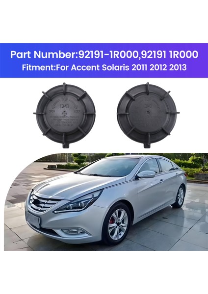 92191-1R000 Hyundai Accent Solaris 2011 2012 2013 Için Far Toz Kapağı 92191 1R000 (Yurt Dışından)