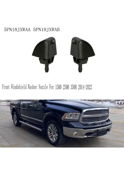 Dodge Ram Promaster 1500 2500 3500 2014-2022 Için Ön Cam Yıkama Meme Ucu 5PN18JXWAA 5PN18JXWAB (Yurt Dışından)