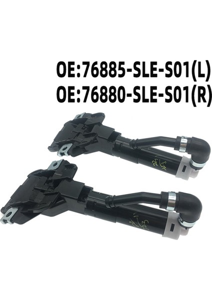 Çift Araba Far Yıkama Meme Aktüatörü Su Püskürtme Tabancası 76885-SLE-S01 76880-SLE-S01 Honda Odyssey Için (Yurt Dışından)