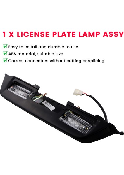 MB774438 Plaka Lambası Assy Arka Plaka Lambası Plaka Lambası Mitsubishi Montero 3.0 3.5 Için (Yurt Dışından)