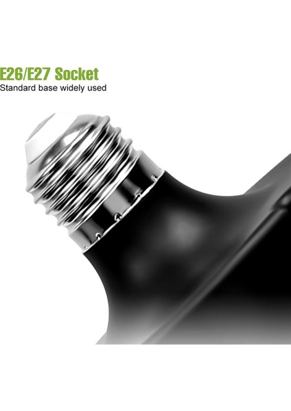 LED Garaj Lambası, 5 Ayarlanabilir Panelli Deforme Edilebilir LED Garaj Tavan Lambası, E27 LED Mağaza Lambası 3000LM 30W (Yurt Dışından)