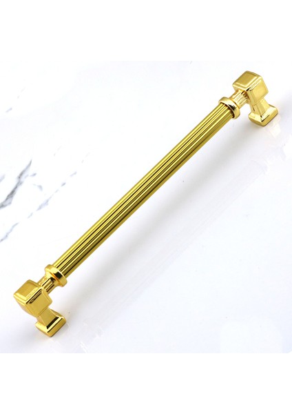 Mobilya Çekmece Mutfak Dolabı Dolap Kulpları Kulb 19.2 cm Metal Gold Altın Çizgili Kulp 192 mm fırsatları