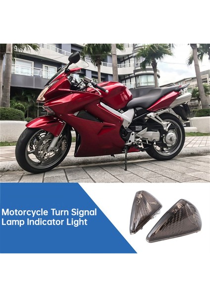 1 Çift Motosiklet Dönüş Sinyal Lambası Gösterge Işığı Honda VFR800 Vfr 800 1998-2001 Dikiz Aynası Yan Lambası (Yurt Dışından)