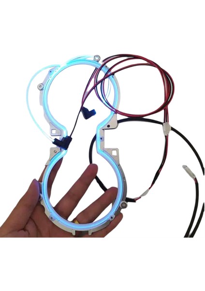 Araba LED Orta Bardak Tutucu Atmosfer Iç Mekan Dekoratif Buz Mavisi Lambası Toyota Camry 2018-2023 Sol El Direksiyonlu (Yurt Dışından)