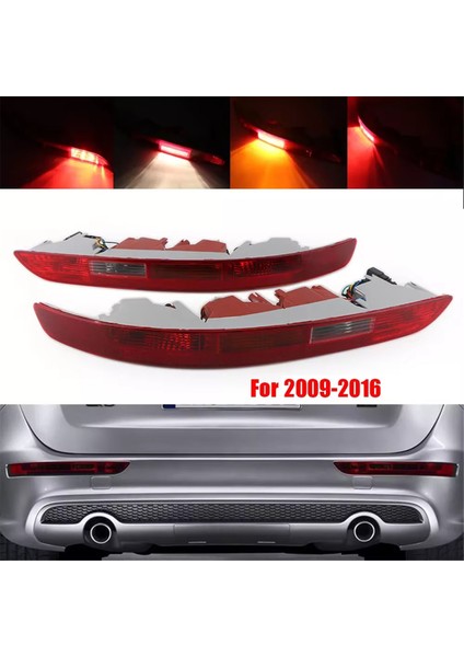 Arka Fren Lambası Arka Lamba Arka Çubuk Dönüş Sinyal Lambası Reflektör Lambası Audi Q5 2009-2017 Amerikan Versiyonu Ampul B (Yurt Dışından)