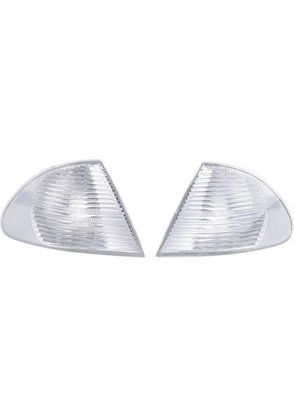 1 Çift Ön Köşe Lambası Sinyal Lambası Mercekleri Bmw 3 Serisi E46 1998-2001 63136902766 63136902765 63136902770 (Yurt Dışından)