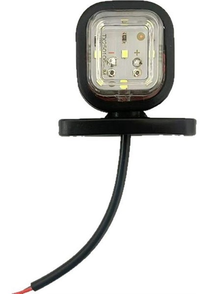 2 Adet Araba Kamyon Yan Işaretleme Lambası 12/24V LED Gösterge Lambası Arka Lambası Flaş Lambası (Yurt Dışından)