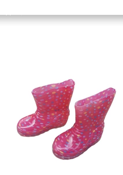 Desenli Çocuk Çizmeleri Astarsiz 3