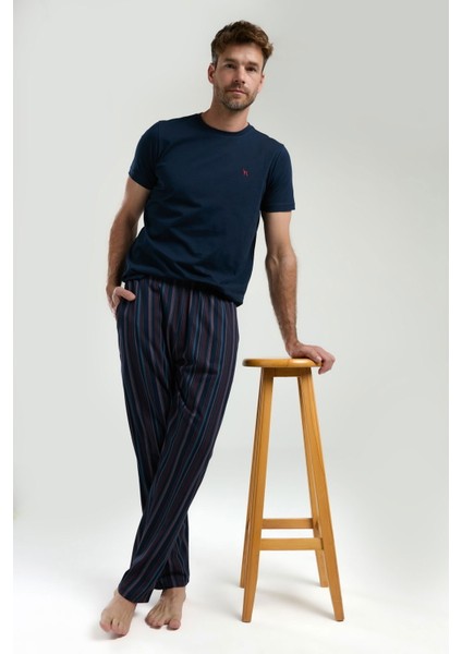 3352 Erkek Kısa Kol Pijama Takım