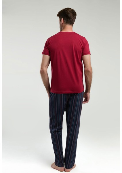 3352 Erkek Kısa Kol Pijama Takım