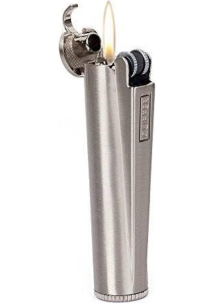 Clipper Benzinli Parlak Metal Çakmak
