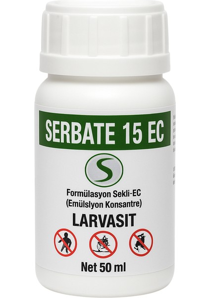 ® 15 Ec %15 Emülsiyon Konsantre Larvasit – 50 ml Profesyonel Haşere Yönetim Ürünü