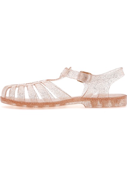 Kadın Altın Bilekten Bantlı Jelly Sandalet 25SFE4907PV