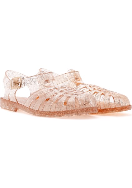 Kadın Altın Bilekten Bantlı Jelly Sandalet 25SFE4907PV