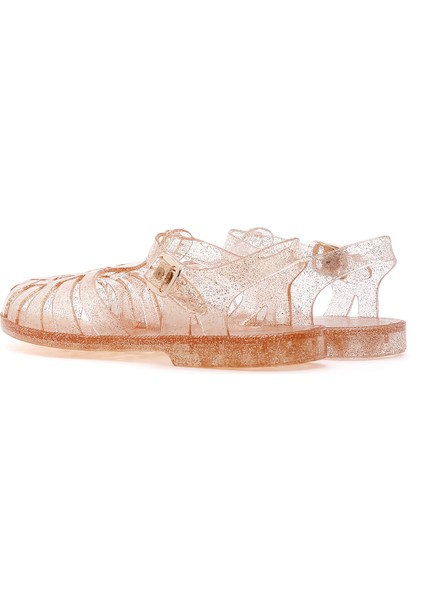 Kadın Altın Bilekten Bantlı Jelly Sandalet 25SFE4907PV
