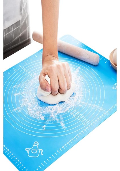 Silikon Hamur Açma Matı Silpat Büyük Boy 50X40 cm Premium Kalite Yapışmaz Hamur Şekillendirici Mat indirimleri