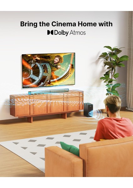 Apollo S60 Dolby Atmos 4.1 Kanal Çıkarılabilir Soundbar Subwoofer Tv Hoparlörü (U3620) fiyatları