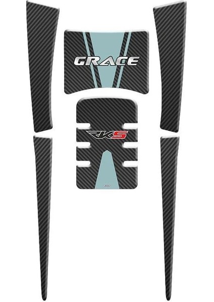 Rks Grace 202 160 cc 2022 - 2024 Uyumlu Tank Pad