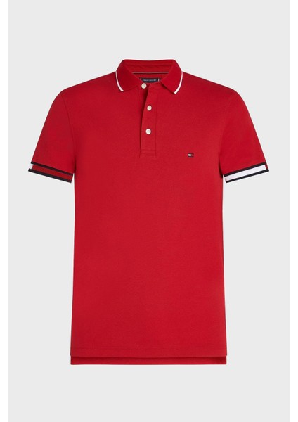 Pamuklu Slim Fit Düğmeli Polo Yaka T Shirt Erkek Polo Yaka T Shirt MW0MW38458 Xld fırsatları