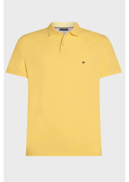 Streç Pamuklu Slim Fit Düğmeli Polo Yaka T Shirt Erkek Polo Yaka T Shirt MW0MW17771 Zf0