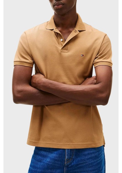 % 100 Pamuk Regular Fit Düğmeli Polo Yaka T Shirt Erkek Polo Yaka T Shirt MW0MW39994 Gwa