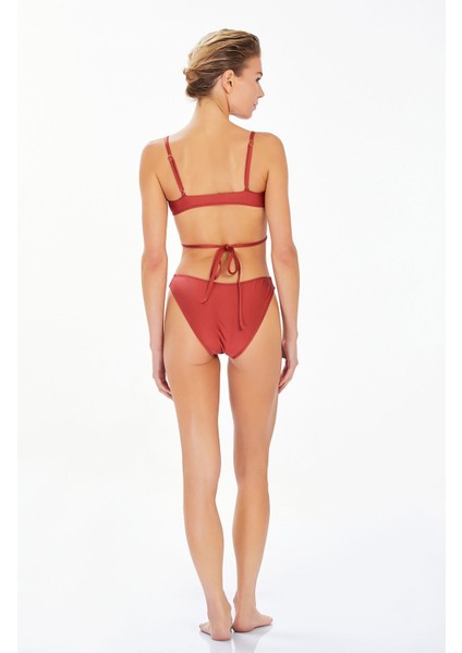 Kadın Çapraz Bağlama Detaylı Bikini Takım 3706 modelleri