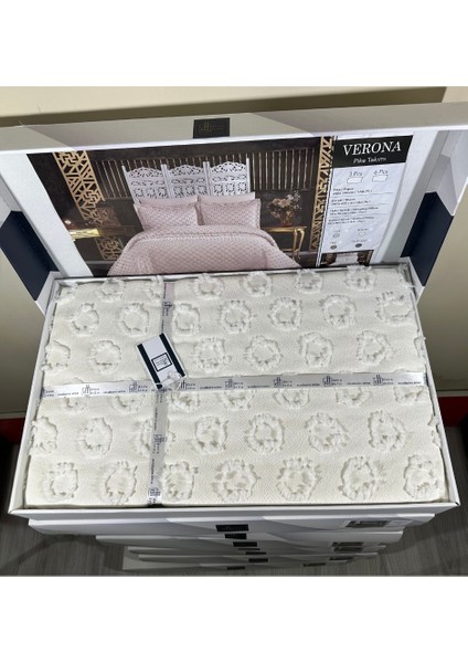 Verona Çift Kişilik Pike Takımı 3 Parça