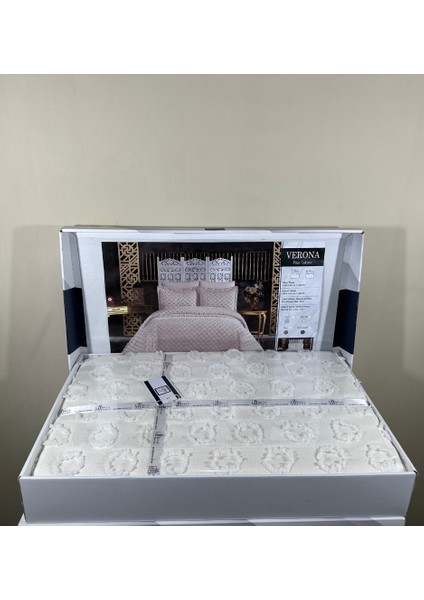 Verona Çift Kişilik Pike Takımı 3 Parça