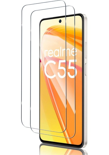 Realme C55 Kırılmaz Cam Temperli Ekran Koruyucu