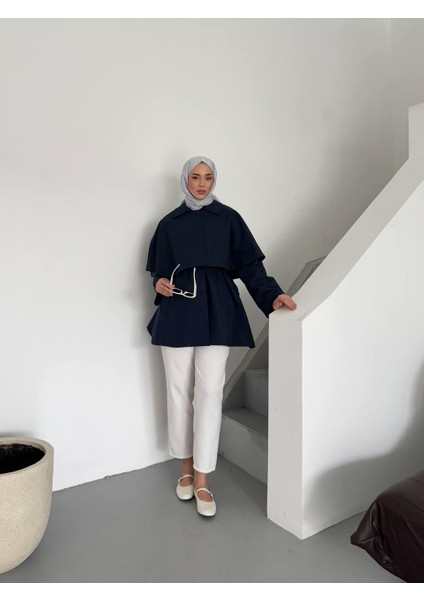 Pelerinli / Pelerinsiz Kullanım Su Itici Kumaş Astarlı Trençkot modelleri