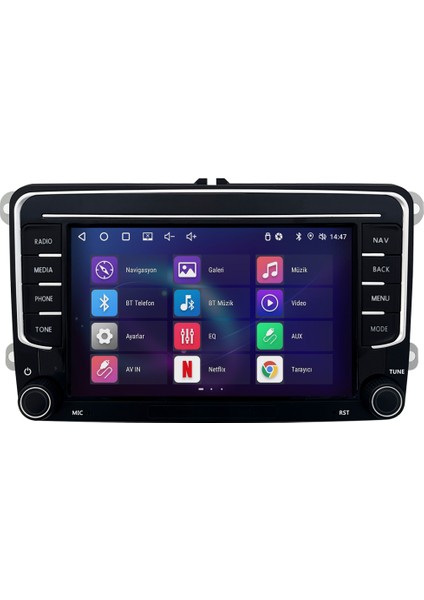 Volkswagen Touran Android Multimedya Sistemi (2004-2010) CRV-4570RD
