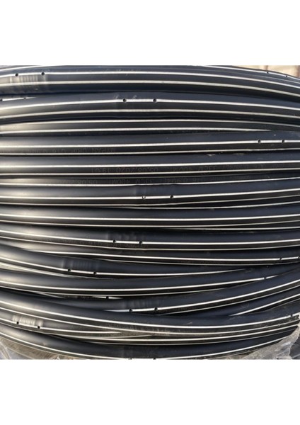16MM 100 mt Et Kalınlığı 1mm 1. Sınıf 25 cm Delik Aralıklı Damlama Sulama Borusu