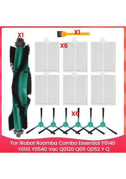 Irobot Roomba Combo Essential Serisi Y0140 Y0110 Y0540, Vac Q0120 Q011 Q052 Y,q Serisi Aksesuarları Için Yedek Parçalar (Yurt Dışından)
