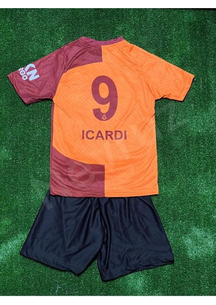Gâlatâsarây 2023-24 Sezon Mauro Icardi Parçalı Iç Saha Çocuk Forması 4 Lü Set(Çorap Bileklik HEDIYELLI)-İZ02