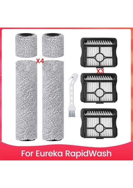 Eureka Rapidwash NEW630 Robot Vakum Ana Silindir Fırça Hepa Filtre Yedek Parça Aksesuarları (Yurt Dışından)
