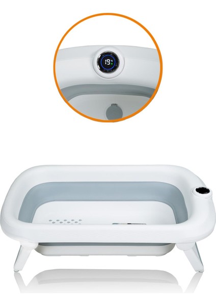 Katlanır Bebek Banyo Küvet Seti Termometreli (40LT) fırsatları