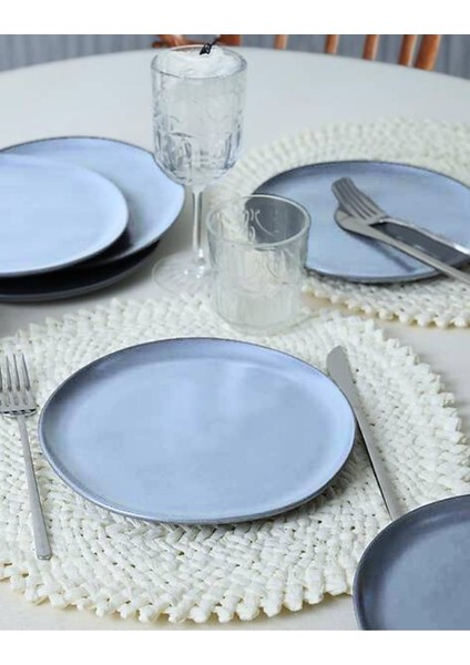 6 Kişilik Pasta Seti Servis Tabağı