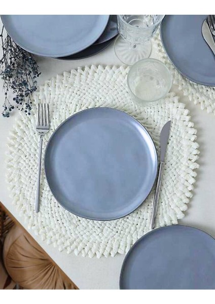 6 Kişilik Pasta Seti Servis Tabağı