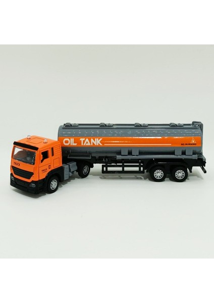 Oyuncak Metal Kasa Kapıları Açılan Çek Bırak Dorseli Model Çekici Tır Die-Cast 25 cm