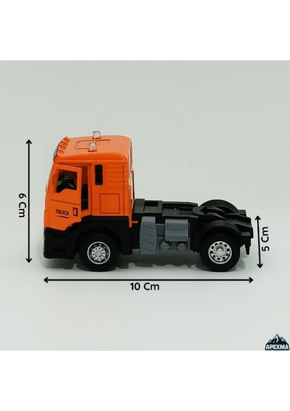 Oyuncak Metal Kasa Kapıları Açılan Çek Bırak Dorseli Model Çekici Tır Die-Cast 25 cm modelleri
