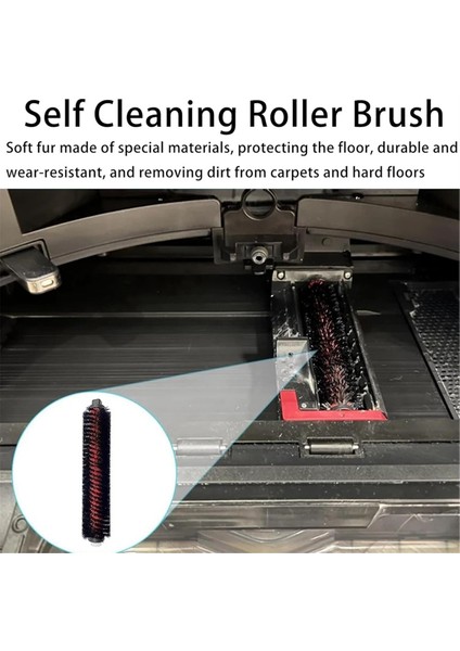 Yüksek Hızlı Temizleme Fırçası ve Su Filtresi ve Roborock S8 Pro Ultra /s8+ Robot Süpürge Aksesuarı Için Üniversal Tekerlek (Yurt Dışından)