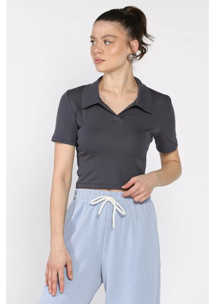 Kadın Polo Yaka Tişört P-00016994