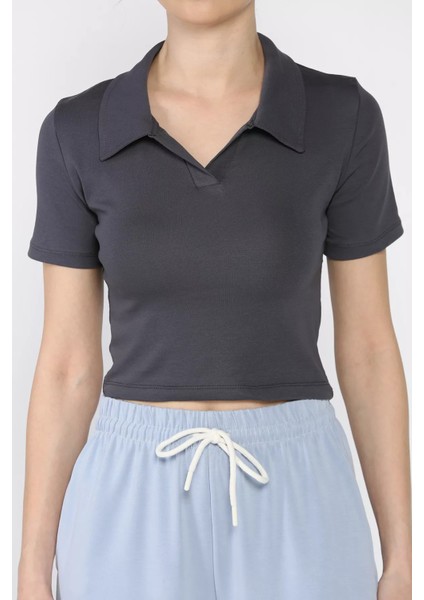 Kadın Polo Yaka Tişört P-00016994