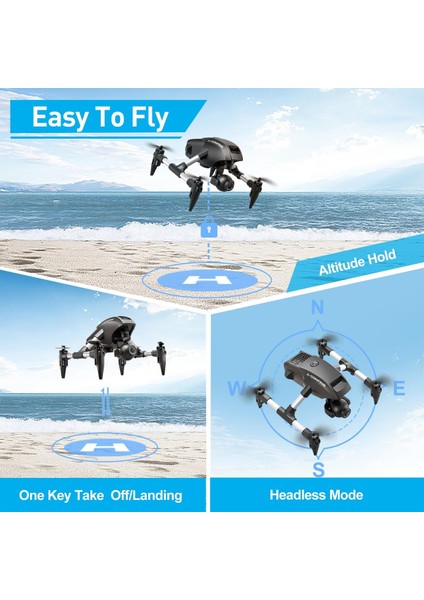 X-Confıne Hd Kameralı Taşıma Çantalı Mini Drone Wifi App Kontrol Taşınabilir Drone