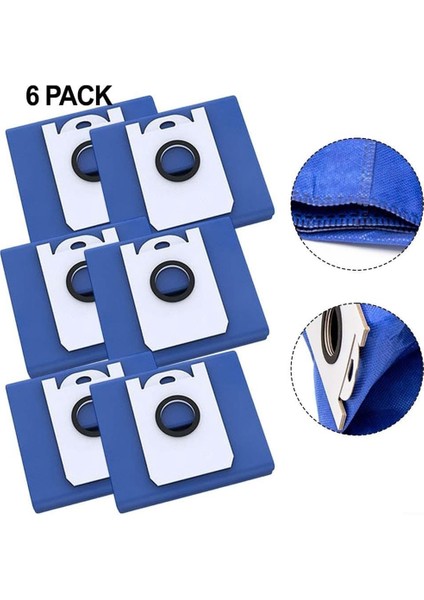 Bobsweep Için Dustin Için Orbi Için Ultra-Vision Elektrikli Süpürgeler Için Büyük Kapasiteli Toz Torbaları, Tek Kullanımlık Hazneli Torbalar (Yurt Dışından)