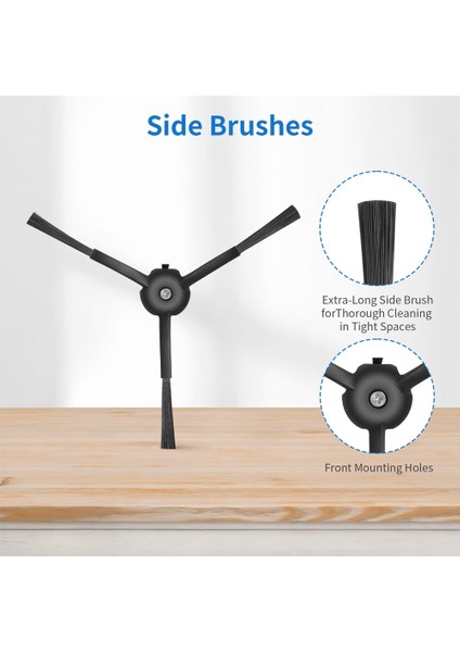 Eufy X8 Pro Robot Süpürgeler Için Aksesuarlar Yedek Set, Silindir Fırça, Filtreler, Paspas Pedleri, Yan Fırçalar, Süpürge Torbaları (Yurt Dışından) fiyatları