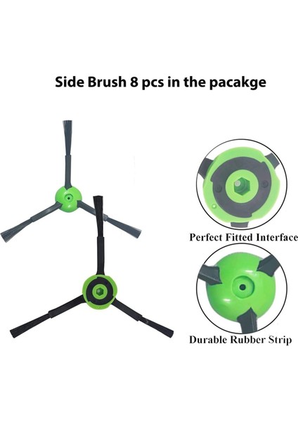 Irobot Roomba Combo 10 Max J9 J7+/plus Elektrikli Süpürge Yedek Parçaları Moping Pedi Yan Fırça Filtre Silindir Fırça (Yurt Dışından)