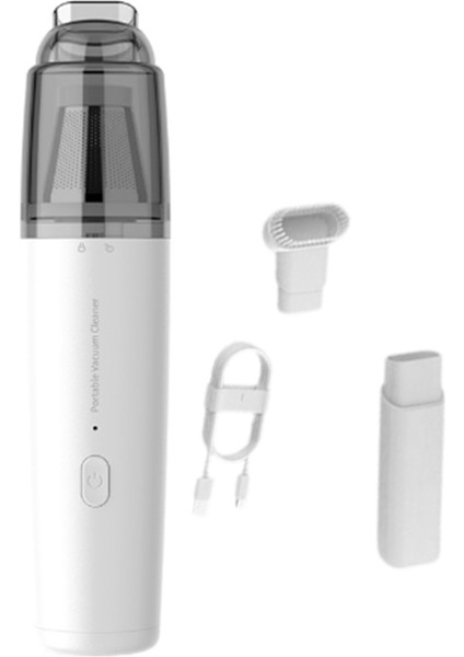Taşınabilir Mini El Tipi Kablosuz Elektrikli Süpürge USB Şarj Edilebilir Yıkanabilir Hepa Filtreli Araba Ev Evcil Hayvan Için (Yurt Dışından)